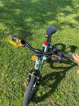 Detský bicykel s odrážadlom 2v1, 14-palcový zelený - 3