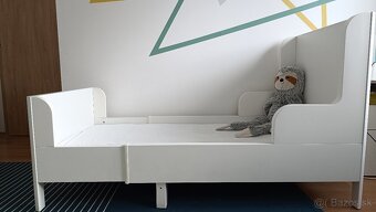 Detská rastúca posteľ IKEA busunge+ matrac nattsmyg - 3
