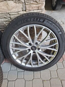 Predám komplet sadu originál hliníkové alu disky pre Audi - 3