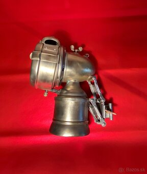 Karbidová lampa na historický bicykel. - 3