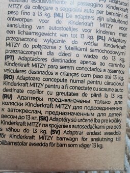 Adaptéry na kočiar Kinderkraft Mitzy - 3