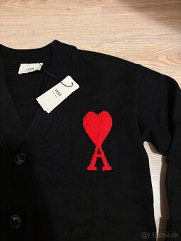 AMI Paris sveter - čierny (AMI1) - 3