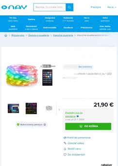 LED svetelný pás 10 metrov - 3