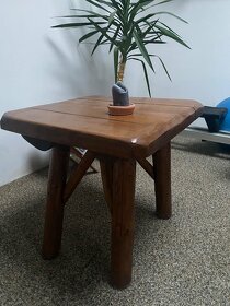 Masívny drevený stôl - 3