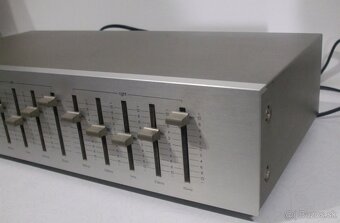 2x5 pasmovy strieborny equalizer TECHNICS SH-8010 vyr. Japan - 3
