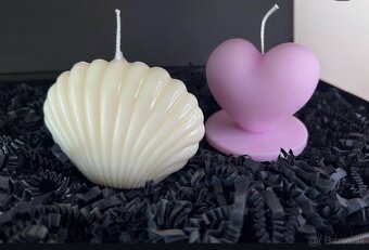 Sójová sviečka „Shell“ - 3