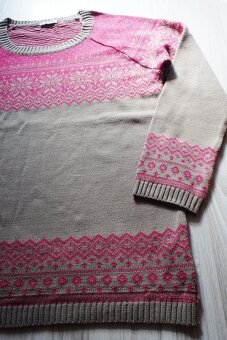 Ružovo hnedý sveter značky BOYSEN S, v. 44/46 - 3