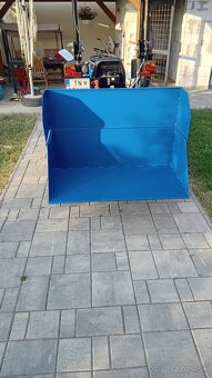 Transportný box manuálne sklápateľný za malotraktor - 3