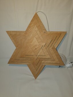 VIANOČNÁ HVIEZDA – LED-SVIETIACA - 3