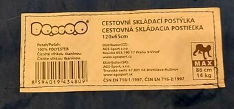 Cestovná postieľka - 3