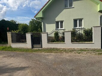 Brána, plotové dielce a bránka - 3