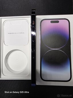 Fialový iPhone 14pro VO VELMI PEKNOM STAVE - 3