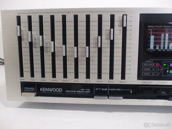 2x10 pasmovy equalizer KENWOOD GE-44 strieborny, JAPAN =ae16 - 3