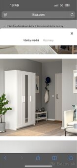 Ikea brimmes skriňa - 3