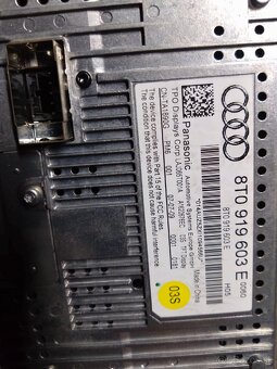 A4 B8 A5 8T display - 3