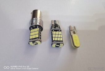 LED ŽIAROVKY NA AUTO T10, T15, T20,T25, P21W CAMBUS - 3