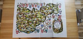 Československo z ptačí perspektivy, Kreslená mapa, Kubašta - 3