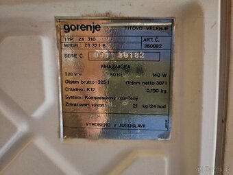 Truhlicová mraznička Gorenje - 3