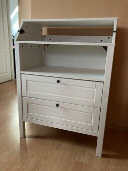 Biela komoda na prebaľovanie IKEA SUNDVIK - 3