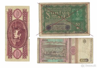 Zbierka bankoviek - rôzne po 1.5eur - 3