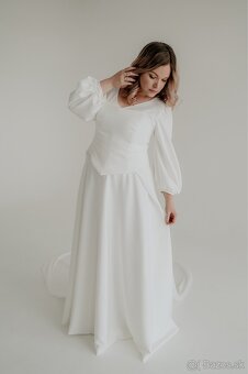 Svadobné šaty 42-44 - 3