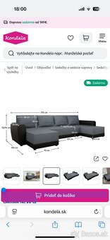 Univerzálna sedacia súprava v tvare U - 3