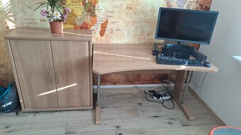 Stôl, 2x komoda - 3