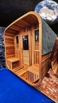 Luxusní Fínska sauna z cedru pro 4-6 osob - 3