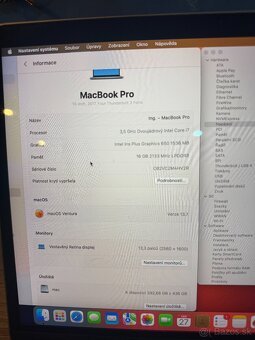 Macbook PRO, I7, 16GB, 500GB, Bootcamp - wifi - 3