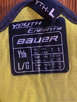 Hokejová vesta Bauer supreme s170 veľkosť YTH-L - 3