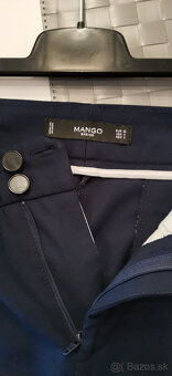 Mango modré nohavice nové v. 36 - 3