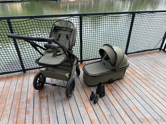 KOMBINOVANÝ KOČÍK MOON ROCCA EDITION + - MOSS GREEN 2023 - 3
