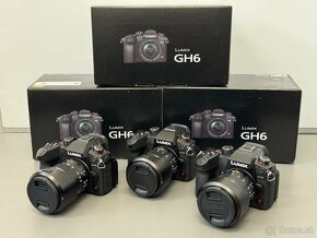 3ks Panasonic GH6 + Leica 12-60/2.8-4, záruka, 100% stav - 3