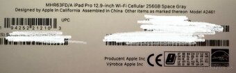 iPad Pro 12,9” 256GB WiFi+Cellular Kozmický sivý 2021, M1 - 3