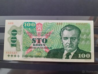 Bankovky ČSSR v stave UNC - 3