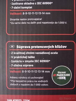 Predám novú sadu izolovaných kľúčov - 3