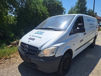 MERCEDES VITO LONG 4X4 AUTOMAT 2,2 DIESEL KLÍMA ŤAŽNÉ 2500 - 3