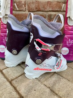 Detské lyže + lyziarky + prilba - 3