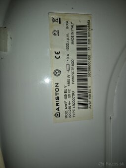 Predám plne funkčnú automatickú práčku Ariston - 3