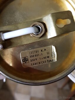 Retro stolova lampa Kamenicky Senov - 3