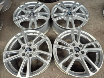 5x112 r17 ET38 x 7,5J elektróny ŠKODA,VW,SEAT,AUDI - 3