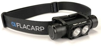 Vodotesná Nabíjacia Čelovka Flacarp HL3UV Biela + UV LED HL - 3