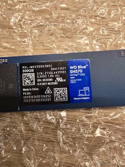 M2 nvme ssd Disk wd blue SN570 500gb m.2 gen 3 - 3