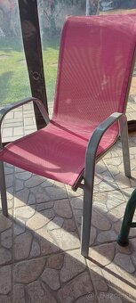 Záhradné stoličky+stôl - 3