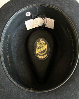 Tonak Fedora Hermes 13865, veľkosť 59, čierny - 3