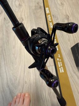 Baitcast combo Shimano Metanium DC + Wild Side prút - 3