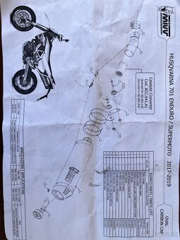 výfuk MIVV na Husqvarna701 Enduro/SM - 3