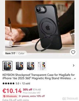 Iphone16e Kryt + sklo - 3