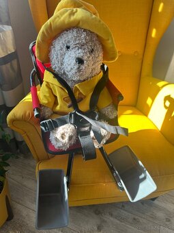 Detská sedačka na bicykel + chrániče na nôžky grátis - 3