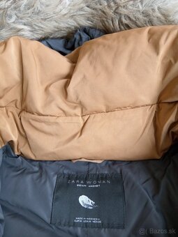 Dámsky prešívaný kabát na zimu Zara Woman down jacket - 3